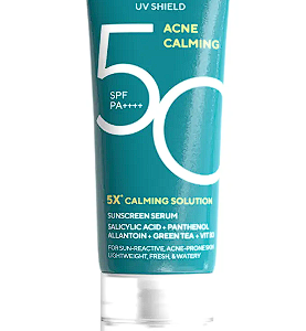 UV Shield Acne Calming Sunscreen Serum SPF50 PA++++